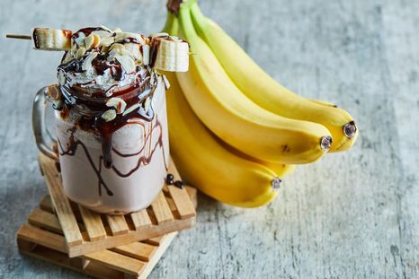Helado de banana y chocolate, receta fácil Helado de banana y chocolate, receta fácil