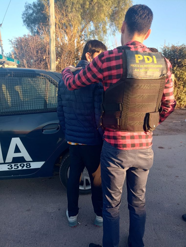 Uno de los detenidos Foto: Gobierno de Mendoza