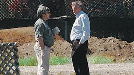 El empresario Lázaro Báez y Néstor Kirchner. El empresario Lázaro Báez y Néstor Kirchner.