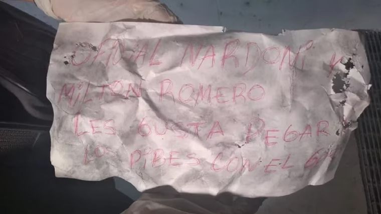 La amenaza que recibieron en una sede policial