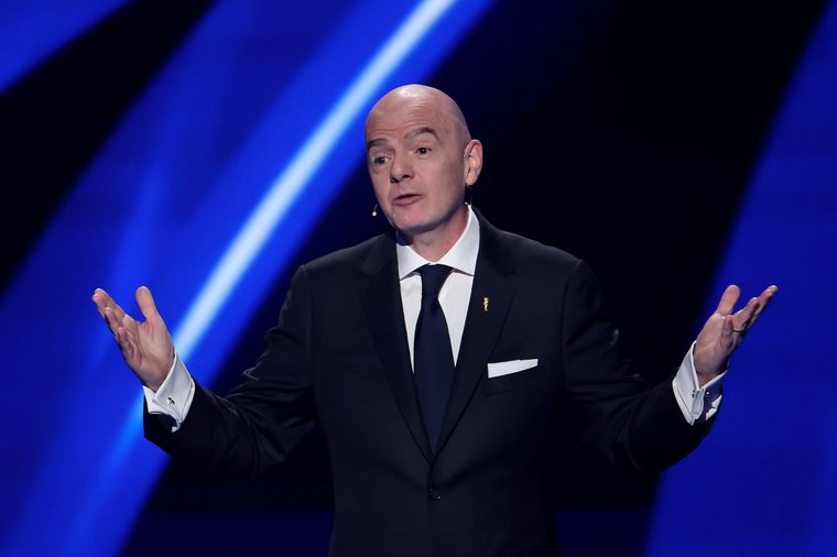 Las declaraciones de Gianni Infantino, presidente de la FIFA, no cayeron para nada bien en Ucrania. Las declaraciones de Gianni Infantino, presidente de la FIFA, no cayeron para nada bien en Ucrania.