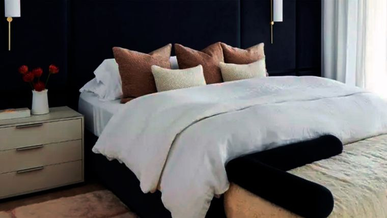 Invertir en las mejores sábanas es fundamental. Foto: Ali Budd Interiors
