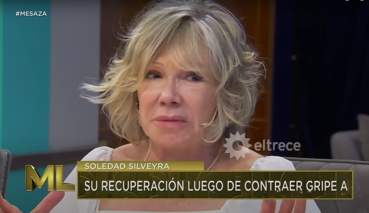 Soldedad Silveyra en la mesa de Mirtha.