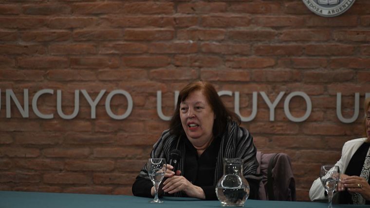 Virginia Gamba en Mendoza.