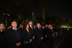 Suarez en la Velada Patriótica de este martes en la noche. Foto: Prensa de Gobierno de Mendoza