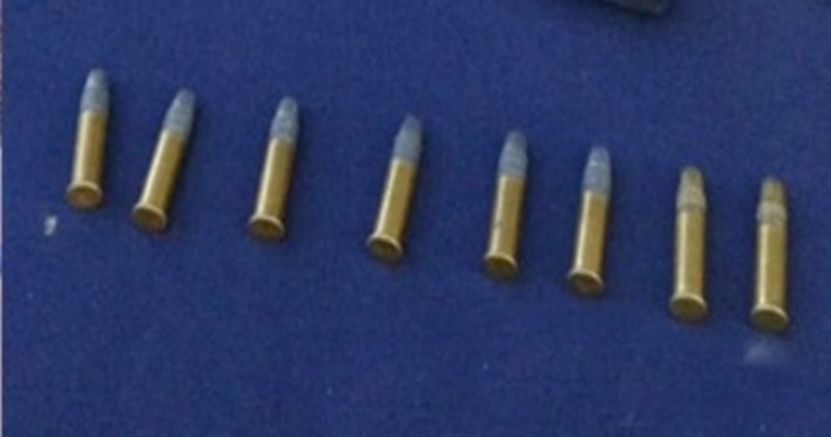 Las balas por las que detuvieron al policía tucumano en Chile.