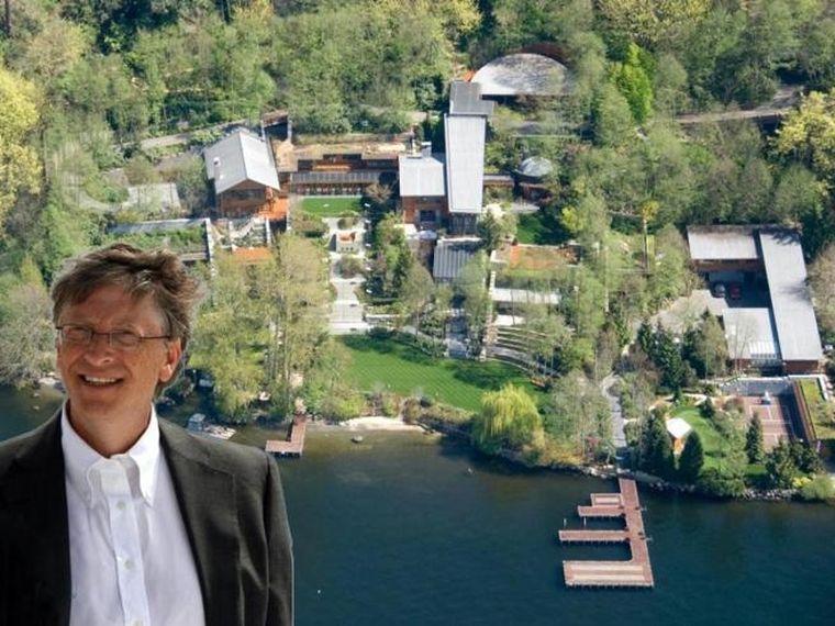 La nueva mansión de Bill Gate. Foto: Pinterest