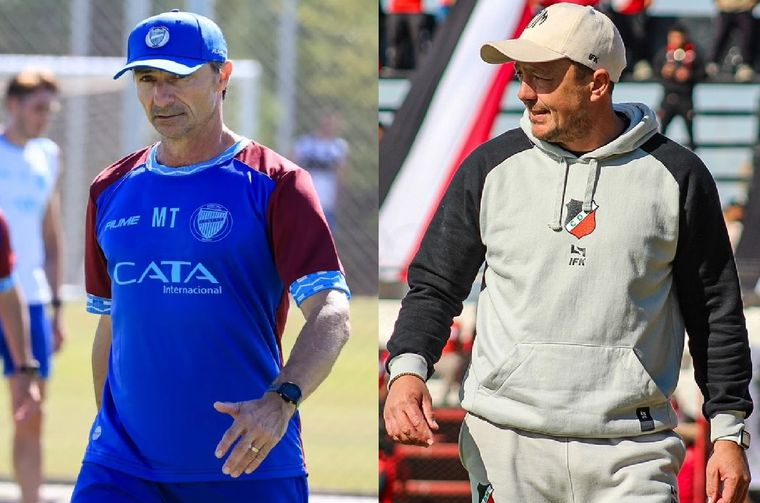 Mariano Toedtli, DT del Tomba, y Alexis Matteo, DT del Cruzado, tendrán una semana más de preparación. Mariano Toedtli, DT del Tomba, y Alexis Matteo, DT del Cruzado, tendrán una semana más de preparación.