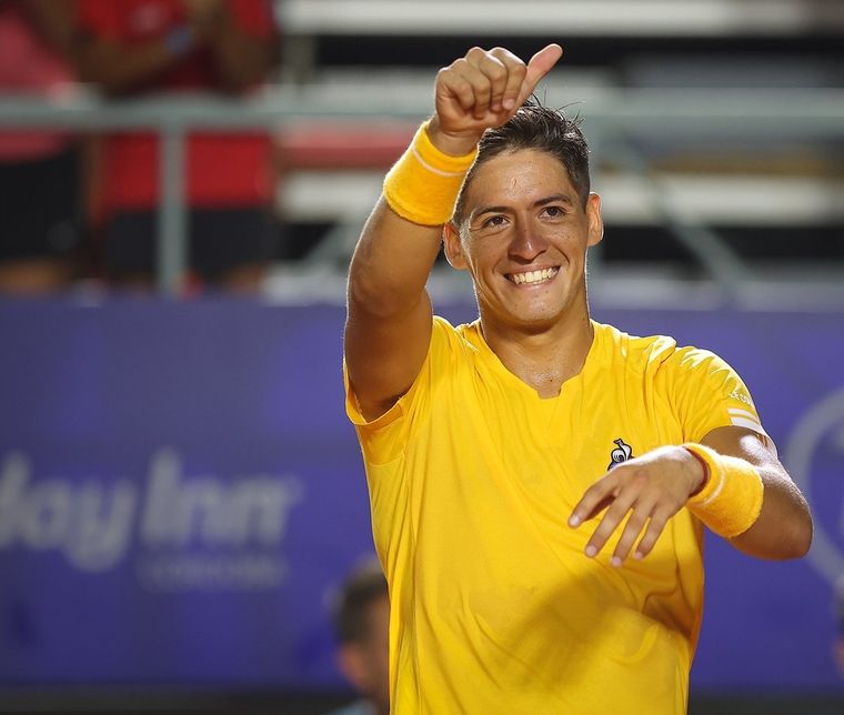 Sebastián Báez superó la primera ronda. Foto: @CordobaOpen