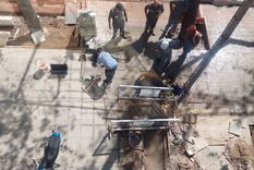 Aguas Mendocinas implementa obras para reparar veredas intervenidas. 