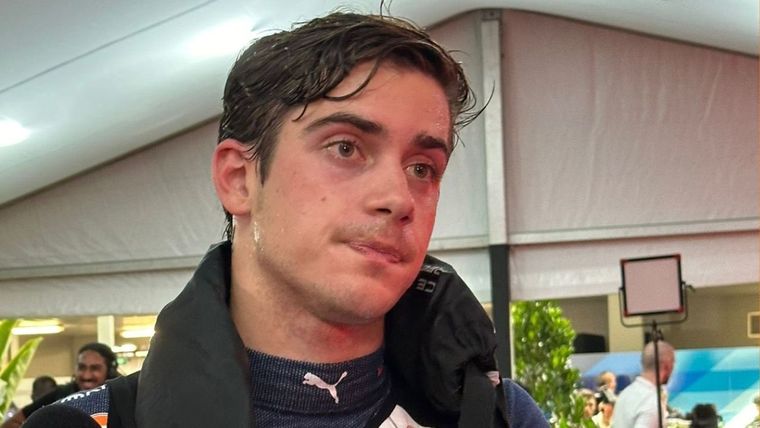 Franco tuvo problemas estomacales durante la carrera. Foto: @fmcgough