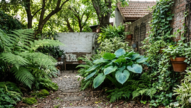 Plantas que viven bien a la sombra. Fuente: IA Gemini. Plantas que viven bien a la sombra. Fuente: IA Gemini.