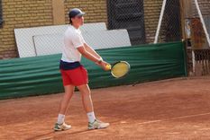 El puntano Agustín Leiva sacó del torneo a Capdevilla. Foto: Juan Borsani/MDZ