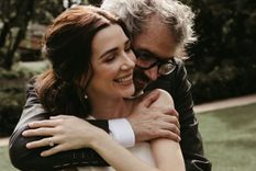 Enamorada La actriz dio el sí rodeada de seres queridos.