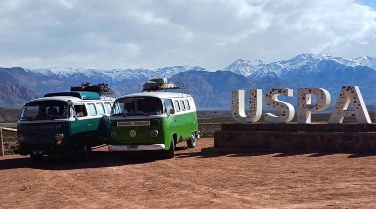 Matías y Nicolás están recorriendo Mendoza desde el 9 de mayo.