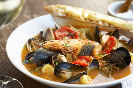 mariscos Sopa de mariscos Foto: sevilla.abc.es