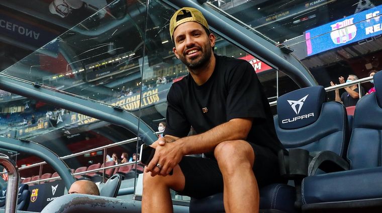 El Kun estuvo este domingo en el Camp Nou Foto: FC Barcelona