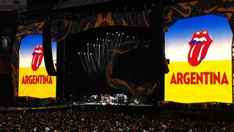 Los Rolling Stones dieron 15 recitales en Argentina en sus cuatro visitas (1995, 1998, 2006 y 2016), con una convocatoria que superó los 900.000 espectadores en total