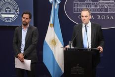 Lo anunció el vocero presidencial Manuel Adorni Foto: Prensa Gobierno Lo anunció el vocero presidencial Manuel Adorni Foto: Prensa Gobierno