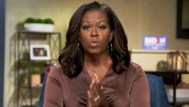 Michelle Obama protagonizó el discurso estrella de la primera jornada de la convención del Partido Demócrata.