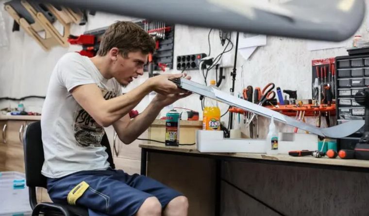 Ucrania tiene sus propias fábricas de drones. Foto: Efe.