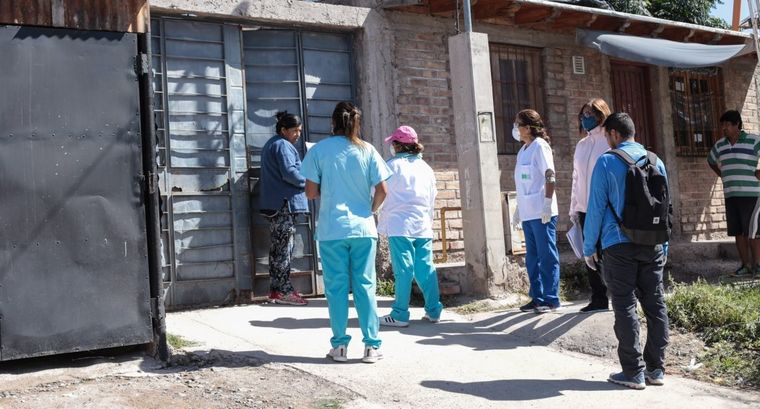 La Brigadas Centinelas continuarán con los relevamientos este viernes en el barrio San Martín Foto: Municipalidad de Ciudad