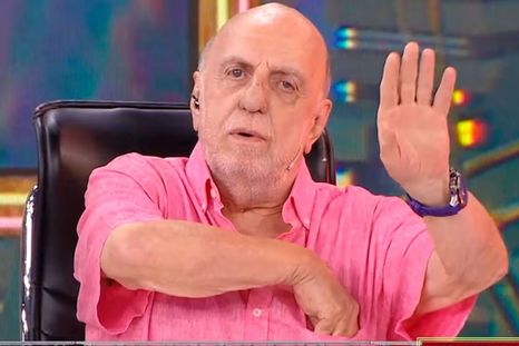 Horacio Pagani mostró el ticket ganador durante la última emisión de Bendita. / Captura TV El Nueve Horacio Pagani mostró el ticket ganador durante la última emisión de Bendita. / Captura TV El Nueve