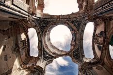 Ruinas de la iglesia de San Agustín en Belchite.