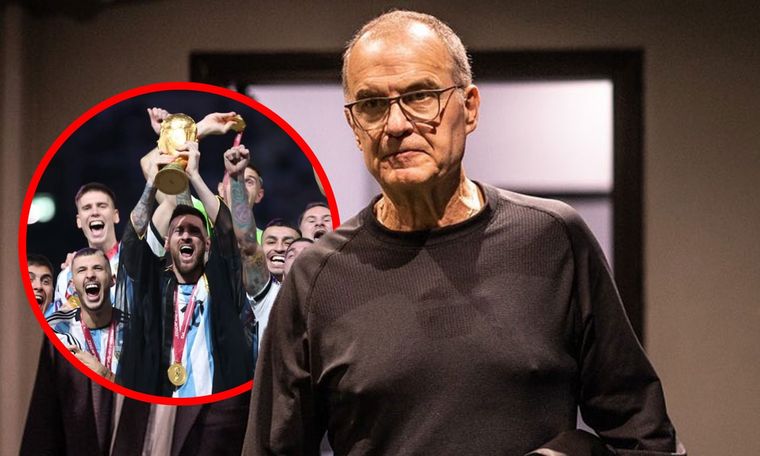 Bielsa se refirió a la obtención de la Copa del Mundo por parte de Argentina.