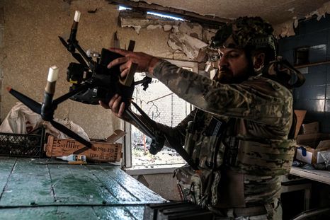 Los drones de Ucrania y de Rusia siguen cayendo cada día en esta guerra europea. Foto: Efe. Los drones de Ucrania y de Rusia siguen cayendo cada día en esta guerra europea. Foto: Efe.