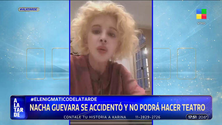 Nacha Guevara sufrió un accidente en su casa. Nacha Guevara sufrió un accidente en su casa.