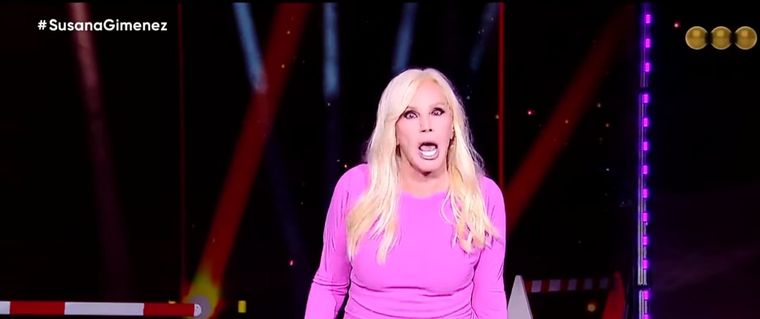 Susana Giménez estalló contra Graciela Alfano. Foto: Captura de video Telefe