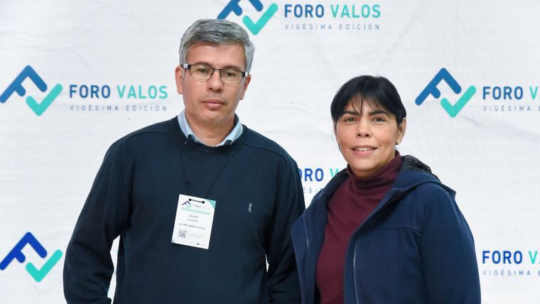 Laura Bardaro y Daniel Lucero. Laura Bardaro y Daniel Lucero.