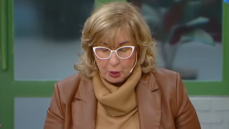 La conductora habló sin pelos en la lengua. Foto: captura pantalla Telefe.