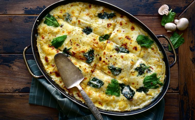 Pastel de carne y hongos Una receta simple y deliciosa en minutos. Foto: Shutterstock
