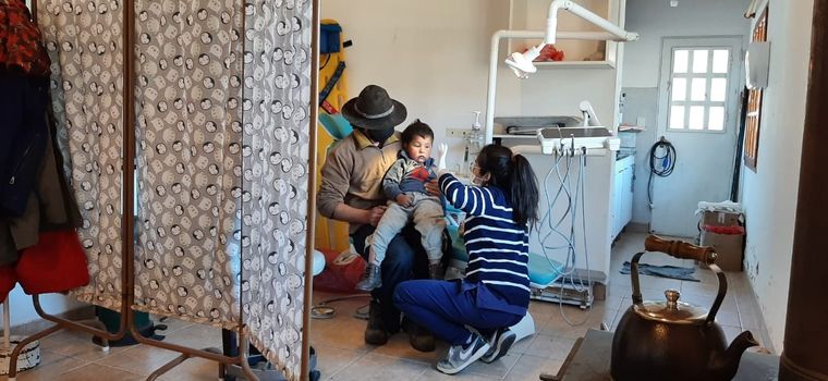 El centro de salud asisten a personas de todas las edades que habitan en el pueblo y la zona que lo rodea Foto: Gentileza Marcelo Waimberg