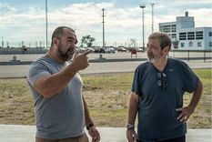 Pineyro inspeccionando un estadio en San Luis.&nbsp;