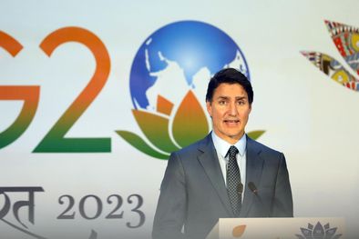 MDZol | El primer ministro canadiense tuvo una tensa reunión con el primer ministro indio Nadendra Modi durante la cumbre del G-20 Foto: EFE