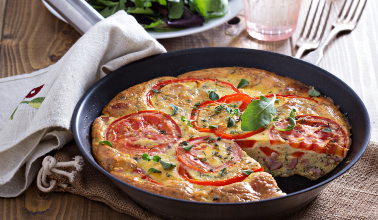 Cómo hacer frittata italiana: receta fácil y satisfactoria Foto: Shutterstock