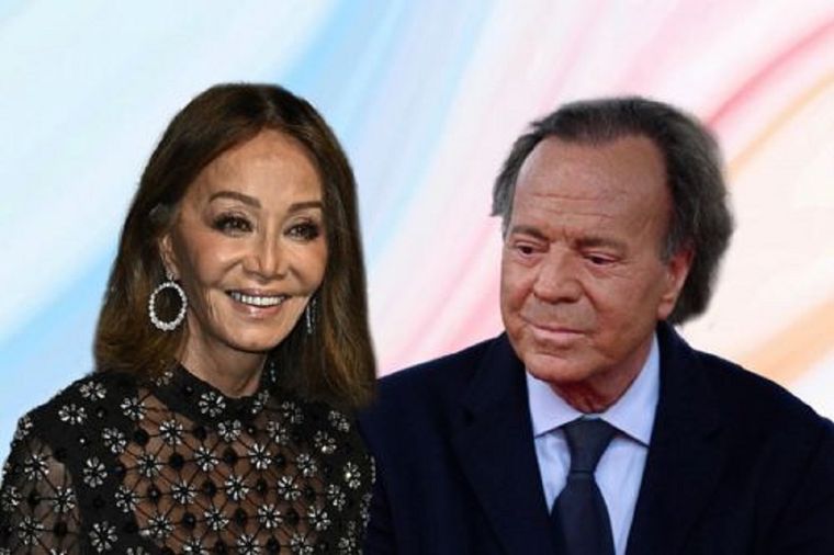 Julio Iglesias junto a su primera esposa Isabel Preysler