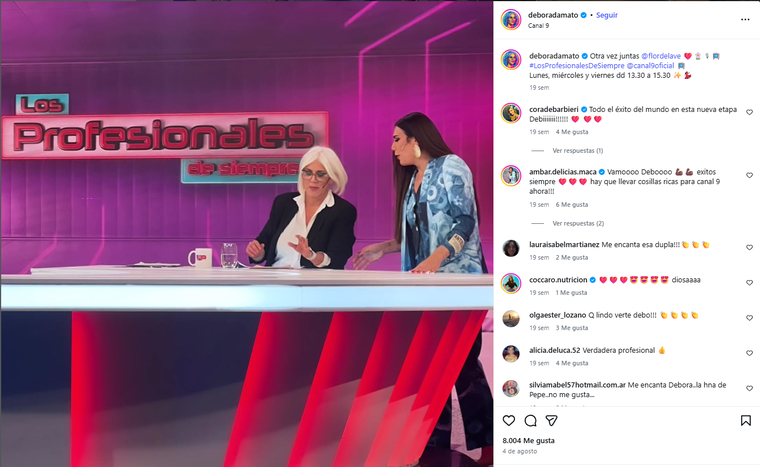 La panelista se había mostrado contenta por su nuevo trabajo. Créditos: Archivo MDZ La panelista se había mostrado contenta por su nuevo trabajo. Créditos: Archivo MDZ