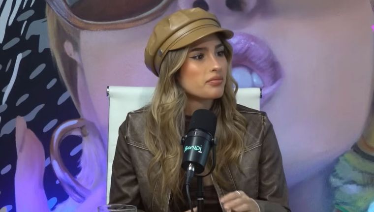 La influencer salió al cruce contra Constanza. Foto: Captura de pantalla/ Youtube: Bondi Live