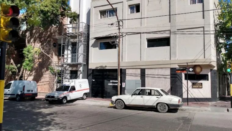 La mujer se encontraba internada en el Sanatorio Argentino. Foto: Google Maps.