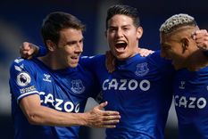 James Rodríguez Everton James Rodríguez marcó hoy su primer gol en la Premier League Foto: @Everton