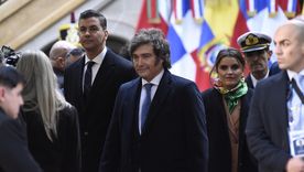 Javier Milei en una cruzada contra los gobernadores.