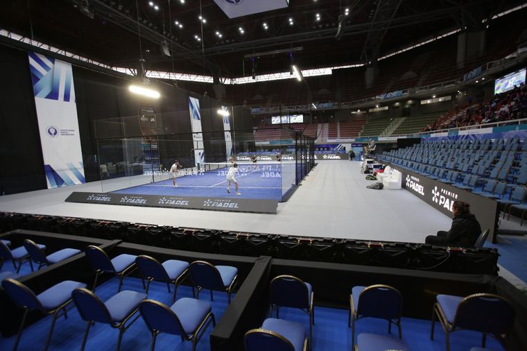 El Aconcagua Arena abrió sus puertas a miles de fanáticos del pádel para el comienzo de la qualy. Foto: Prensa Premier Padel