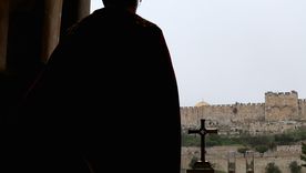 Debido a las restricciones, el cardenal Pierbattista Pizzaballa no pudo celebrar la misa del Domingo de Ramos.