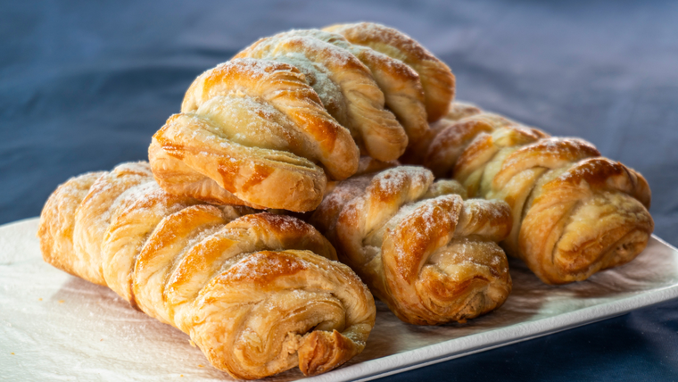 Prepara esta receta de trenzas de hojaldre