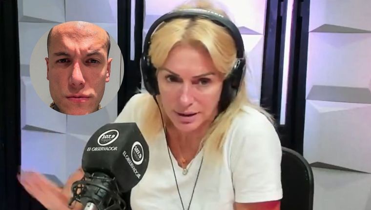 La panelista de LAM estalló de furia. Foto: Capturas de pantalla/ El Observador/ Instagram: @alexcaniggia