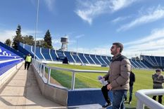 Hernán Amat en el Gambarte. Foto: Twitter Hernán Amat